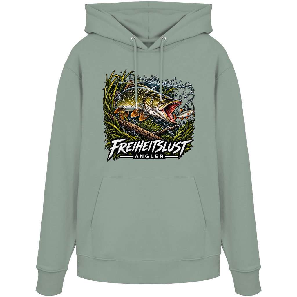Freiheitslust Fishing Hoodie - Hecht Edition