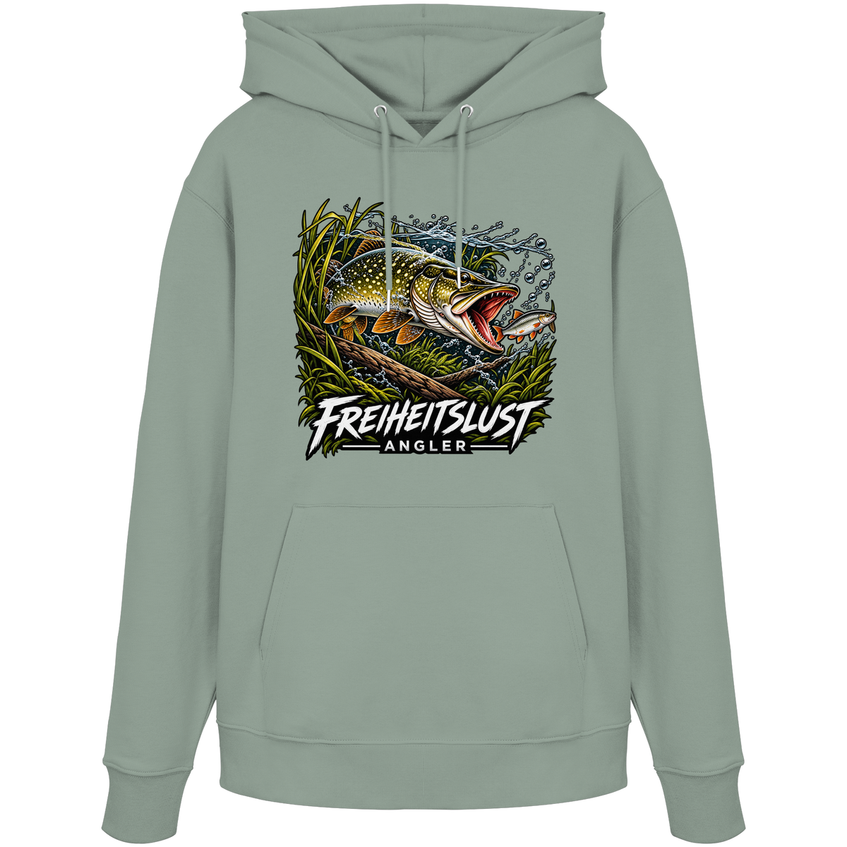 Freiheitslust Fishing Hoodie - Hecht Edition