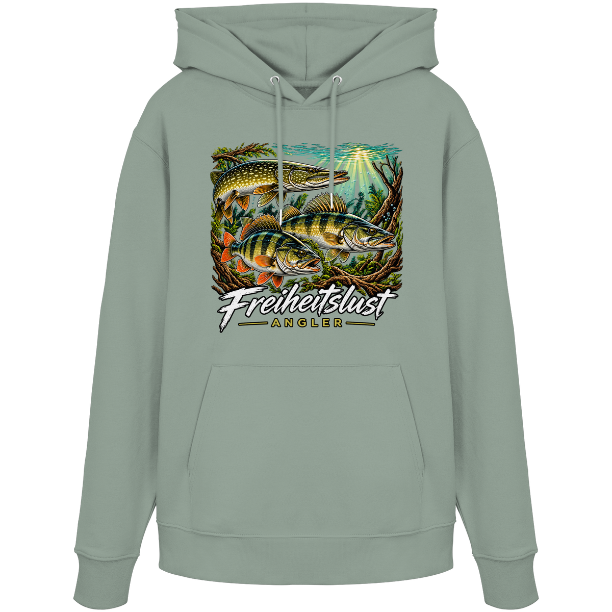 Freiheitslust Fishing Hoodie- Raubfisch Tripple