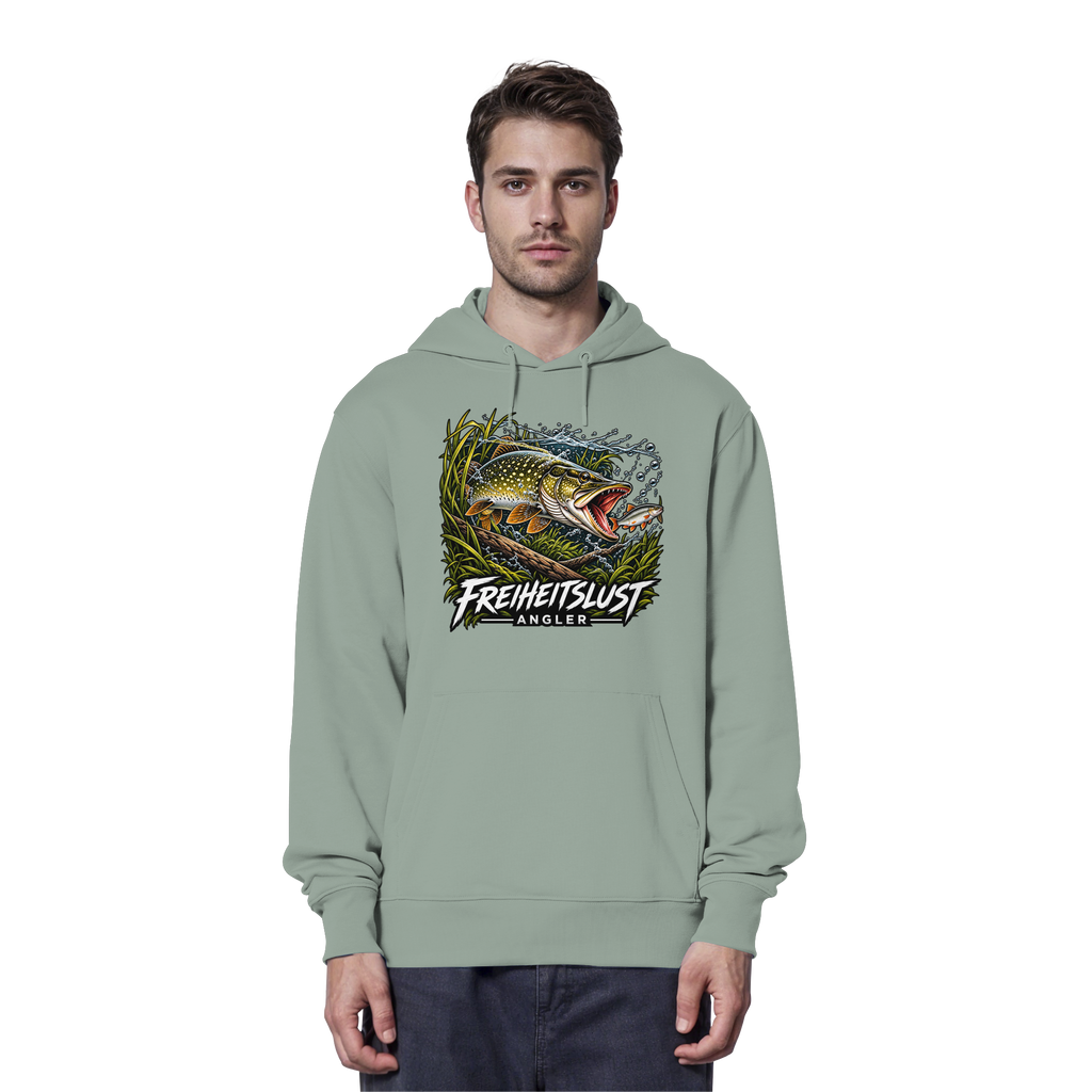 Freiheitslust Fishing Hoodie - Hecht Edition