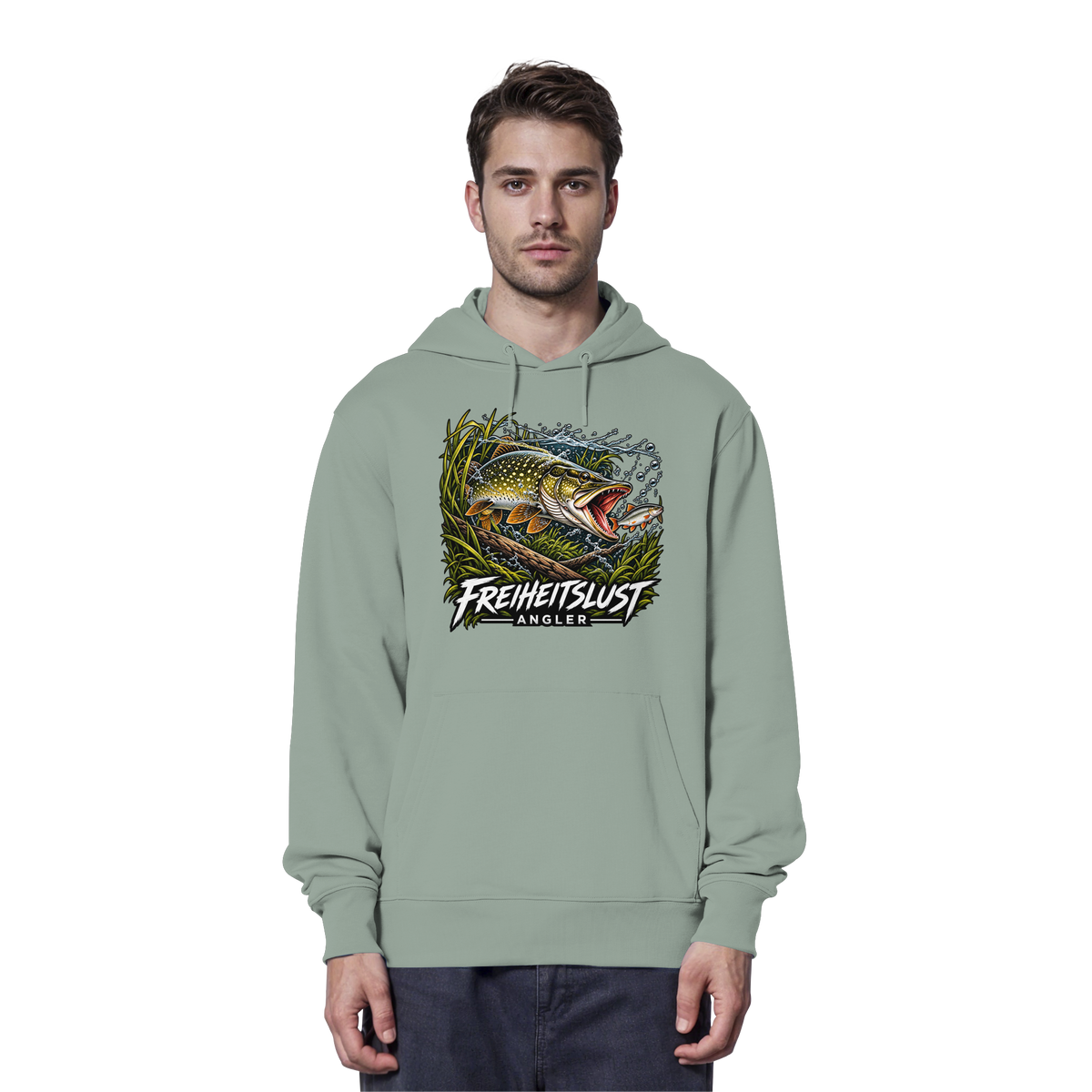 Freiheitslust Fishing Hoodie - Hecht Edition