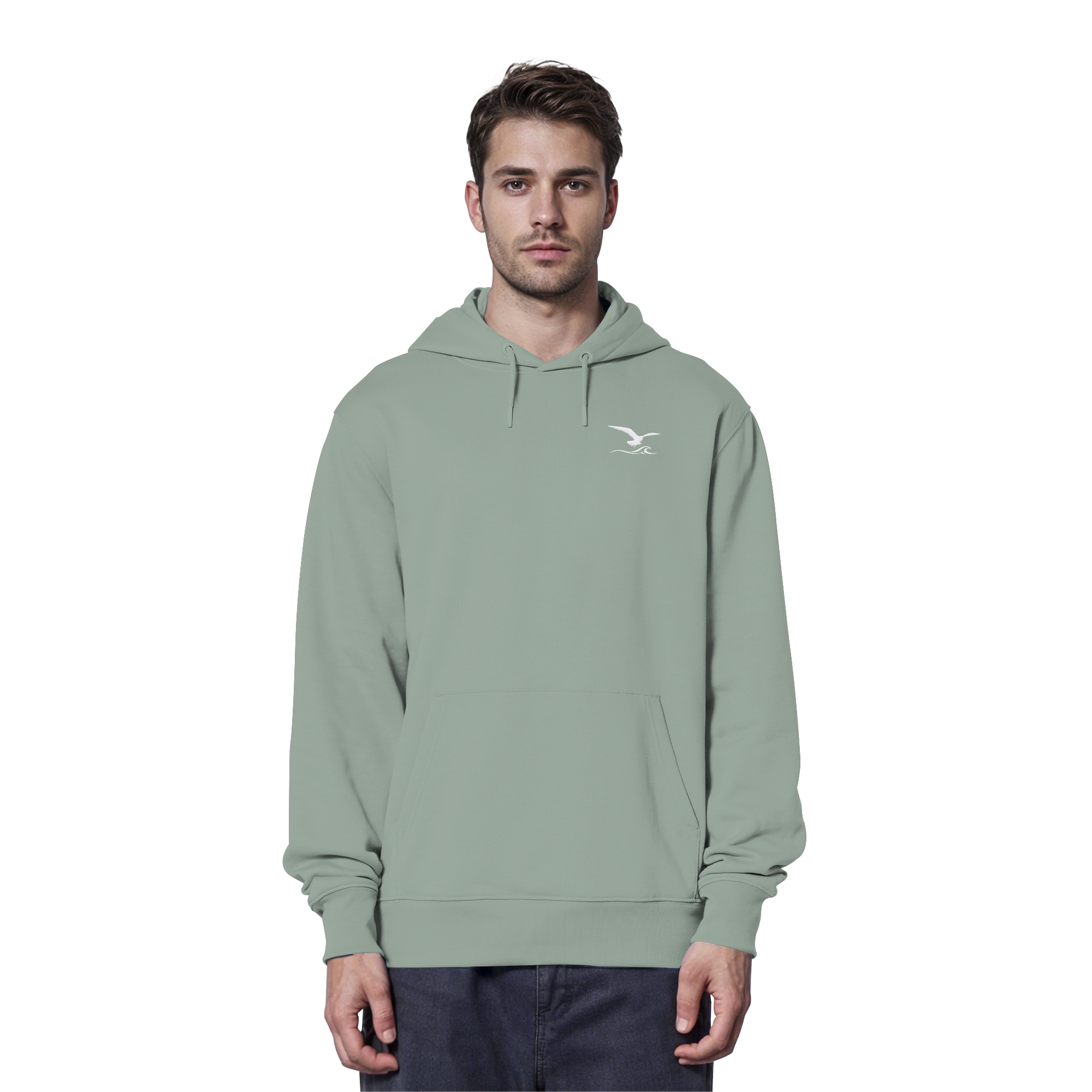 Herren Hoodie mit Stick - Lifestyle