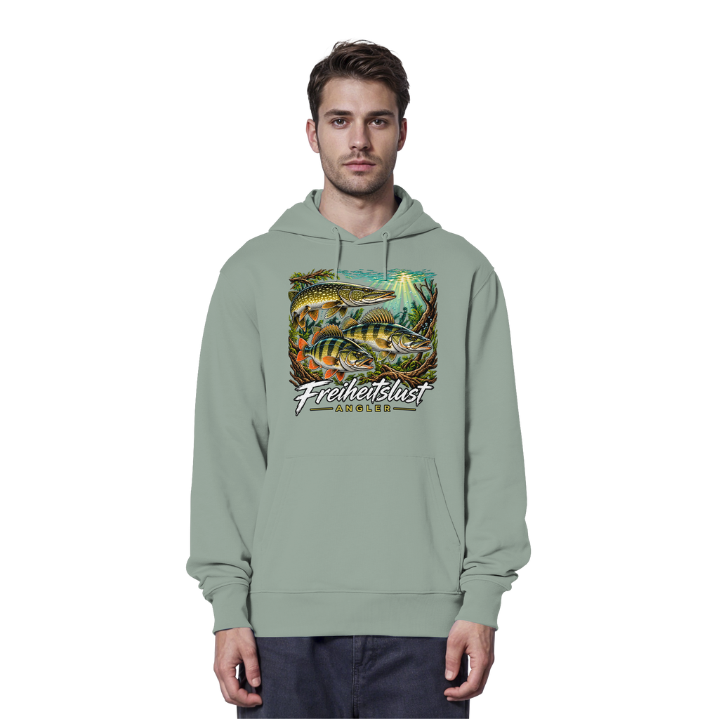 Freiheitslust Fishing Hoodie- Raubfisch Tripple