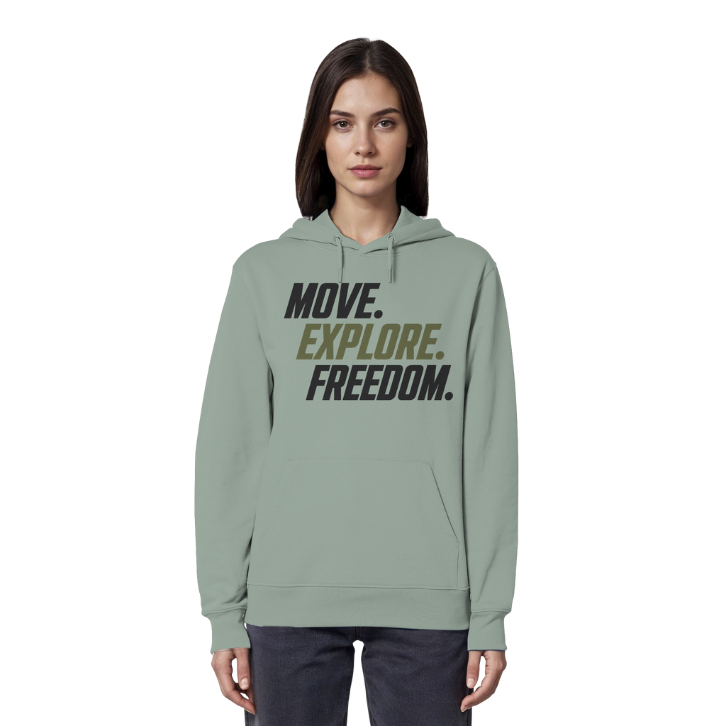 Unisex Hoodie - Move.Explore.Freedom