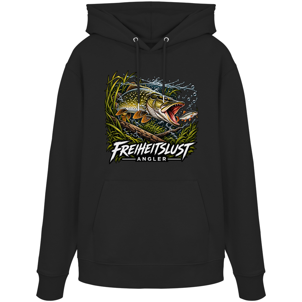 Freiheitslust Fishing Hoodie - Hecht Edition