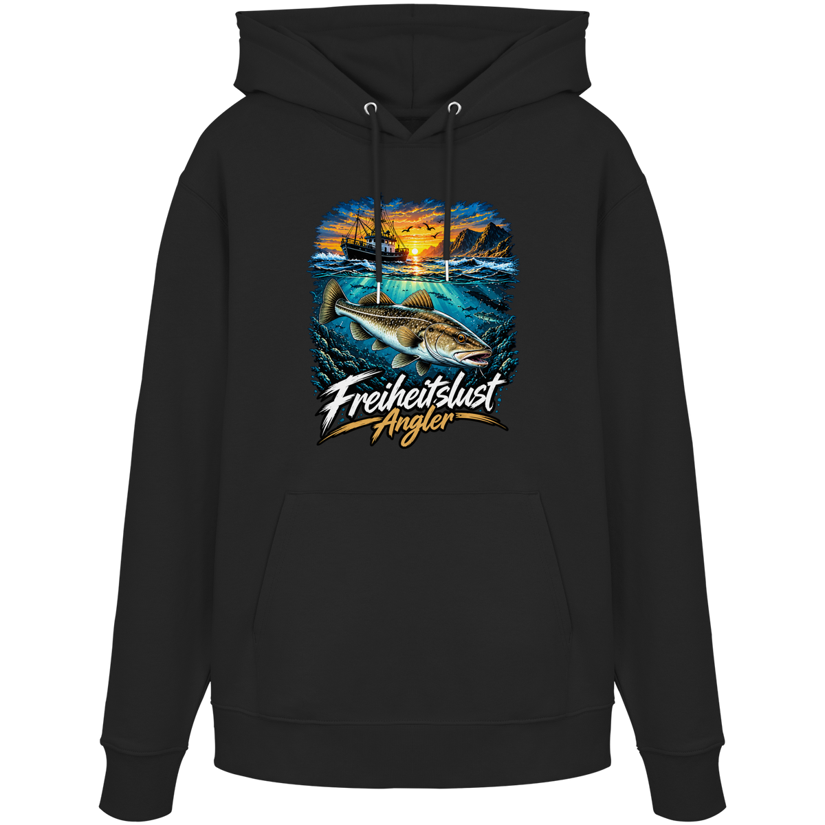 Freiheitslust Fishing Hoodie - Dorsch Edition