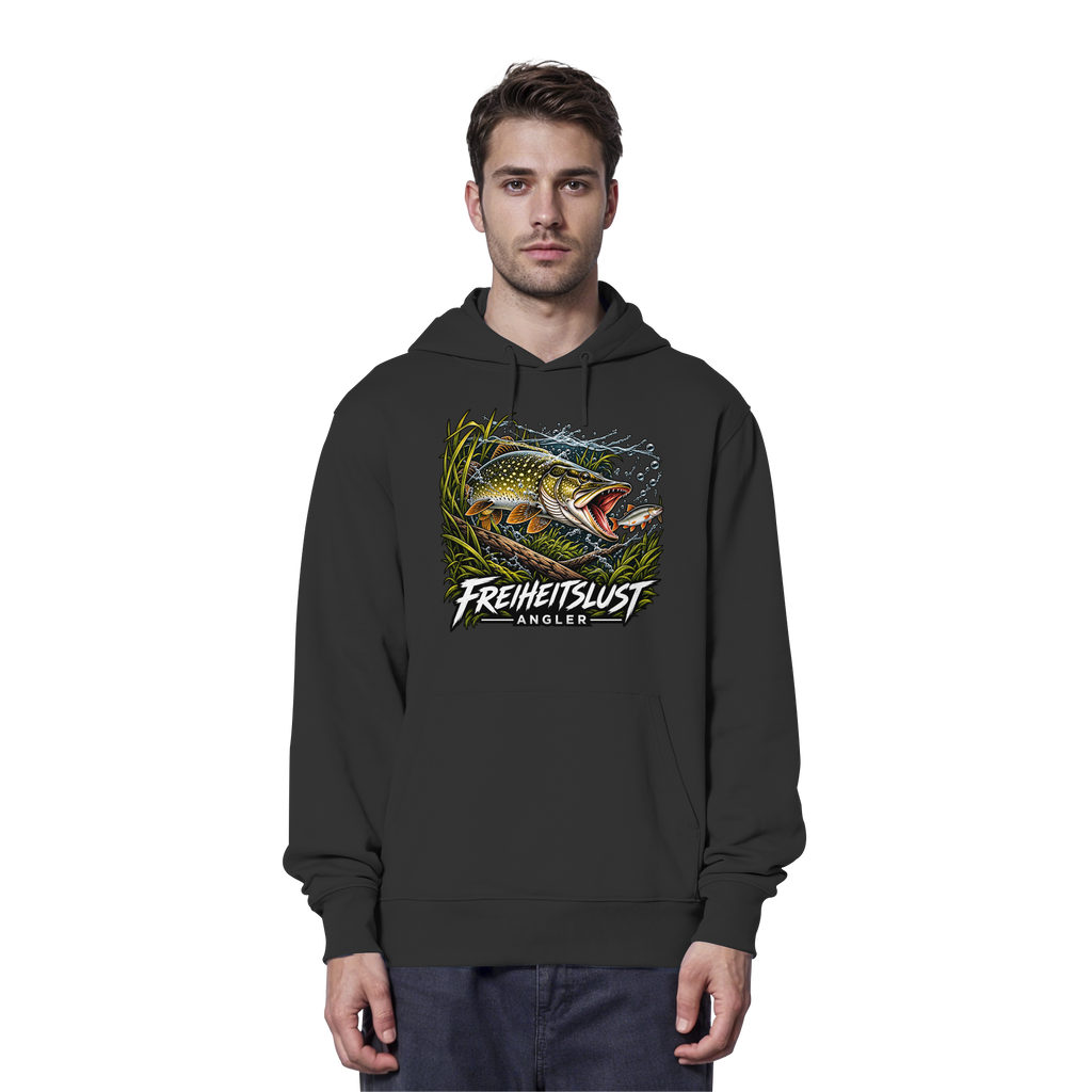 Freiheitslust Fishing Hoodie - Hecht Edition