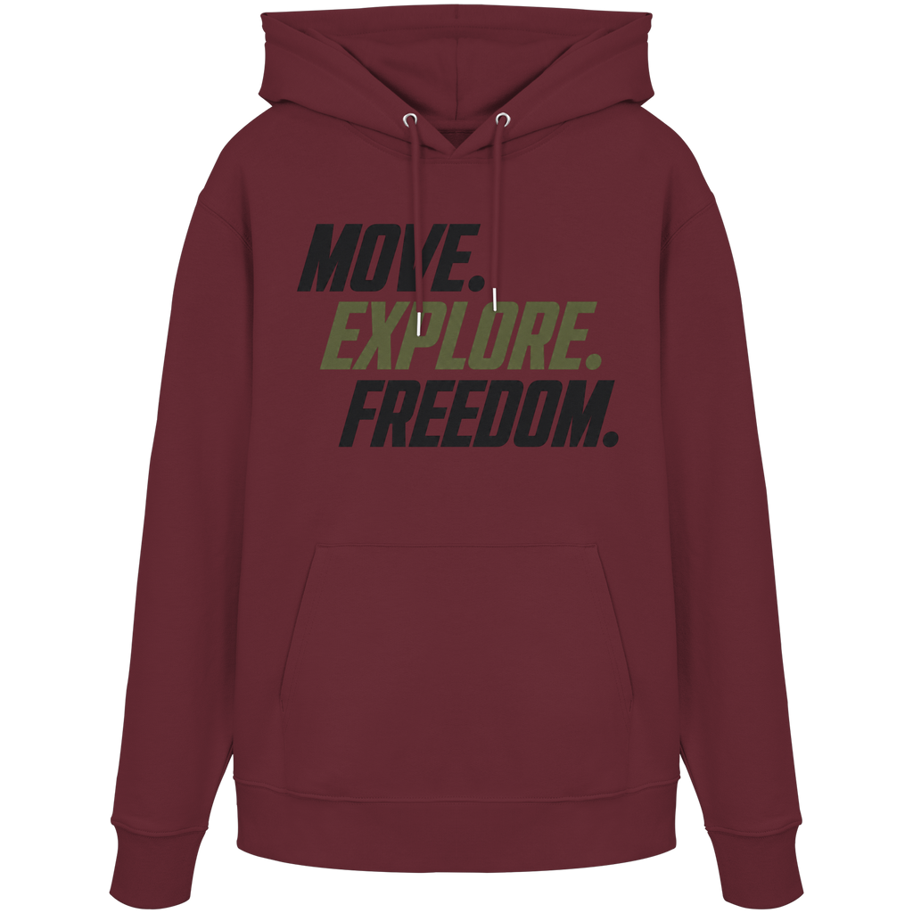 Unisex Hoodie - Move.Explore.Freedom