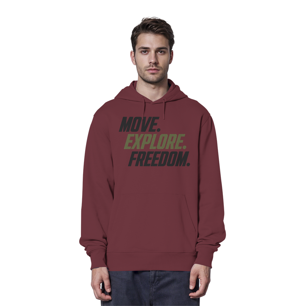 Unisex Hoodie - Move.Explore.Freedom