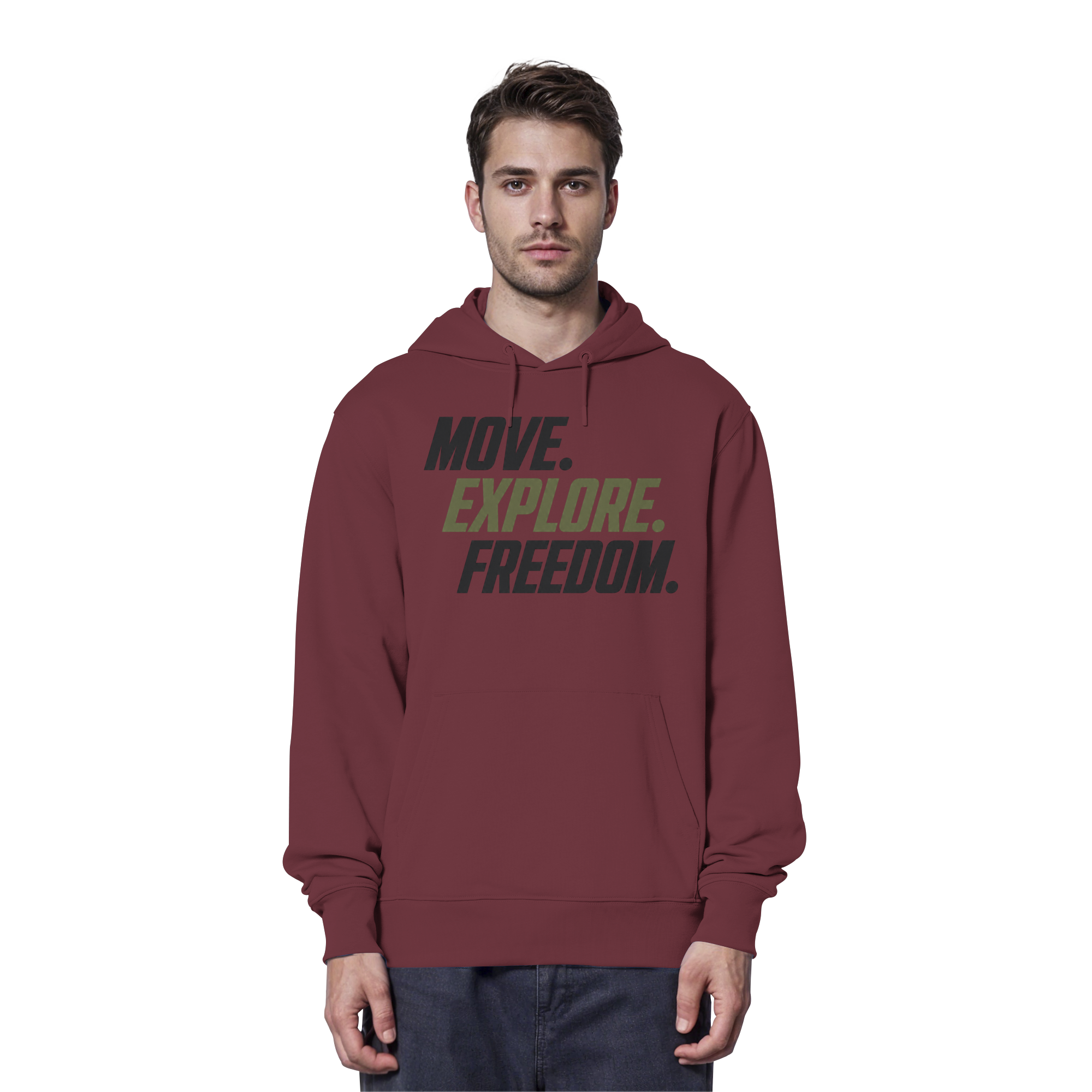 Unisex Hoodie - Move.Explore.Freedom