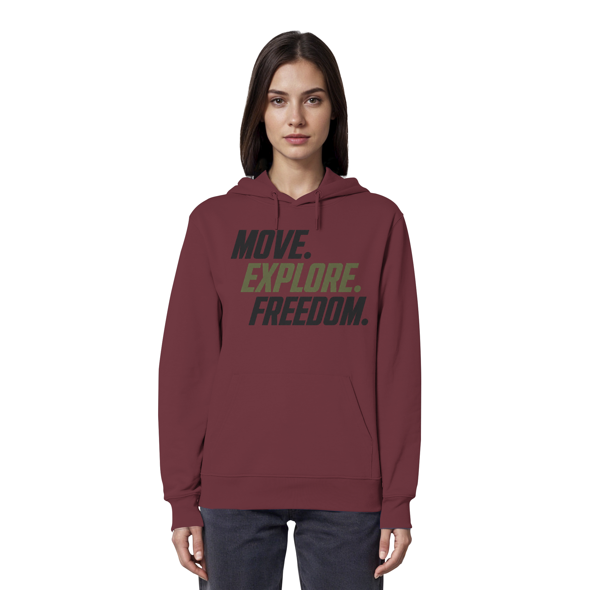 Unisex Hoodie - Move.Explore.Freedom