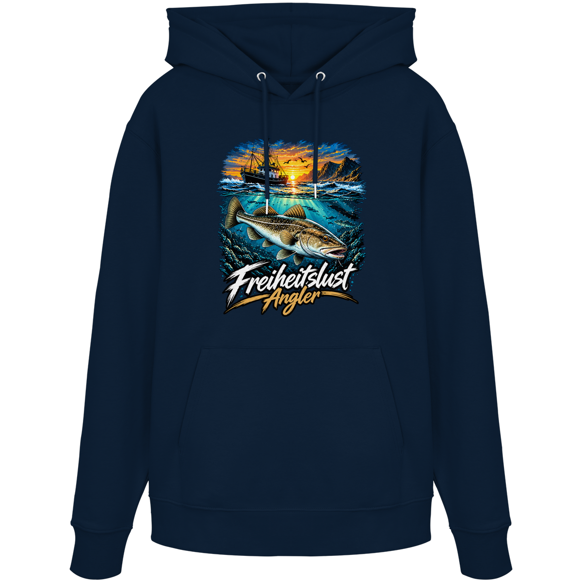 Freiheitslust Fishing Hoodie - Dorsch Edition