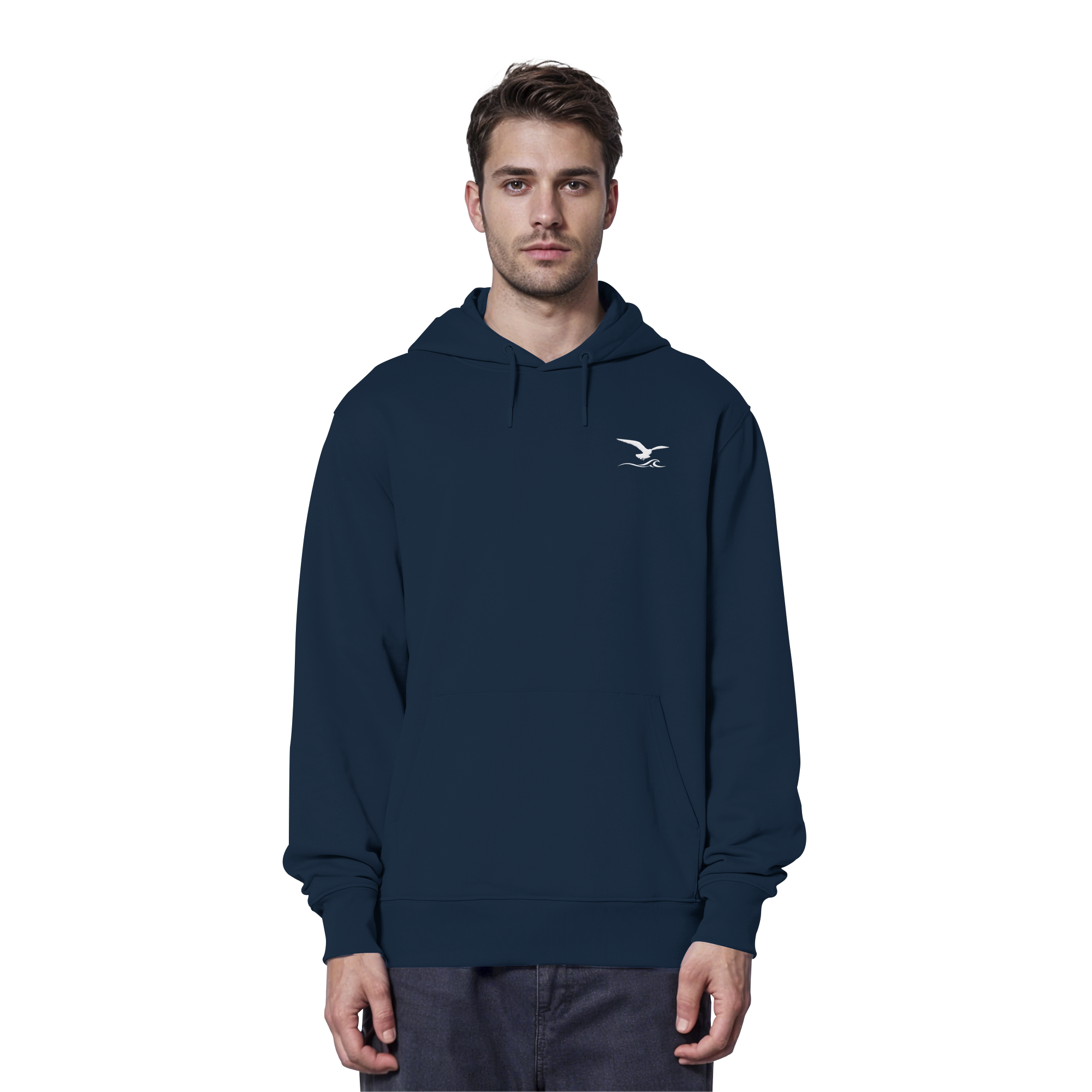 Unisex Hoodie mit Backprint - Move.Explore.Freedom