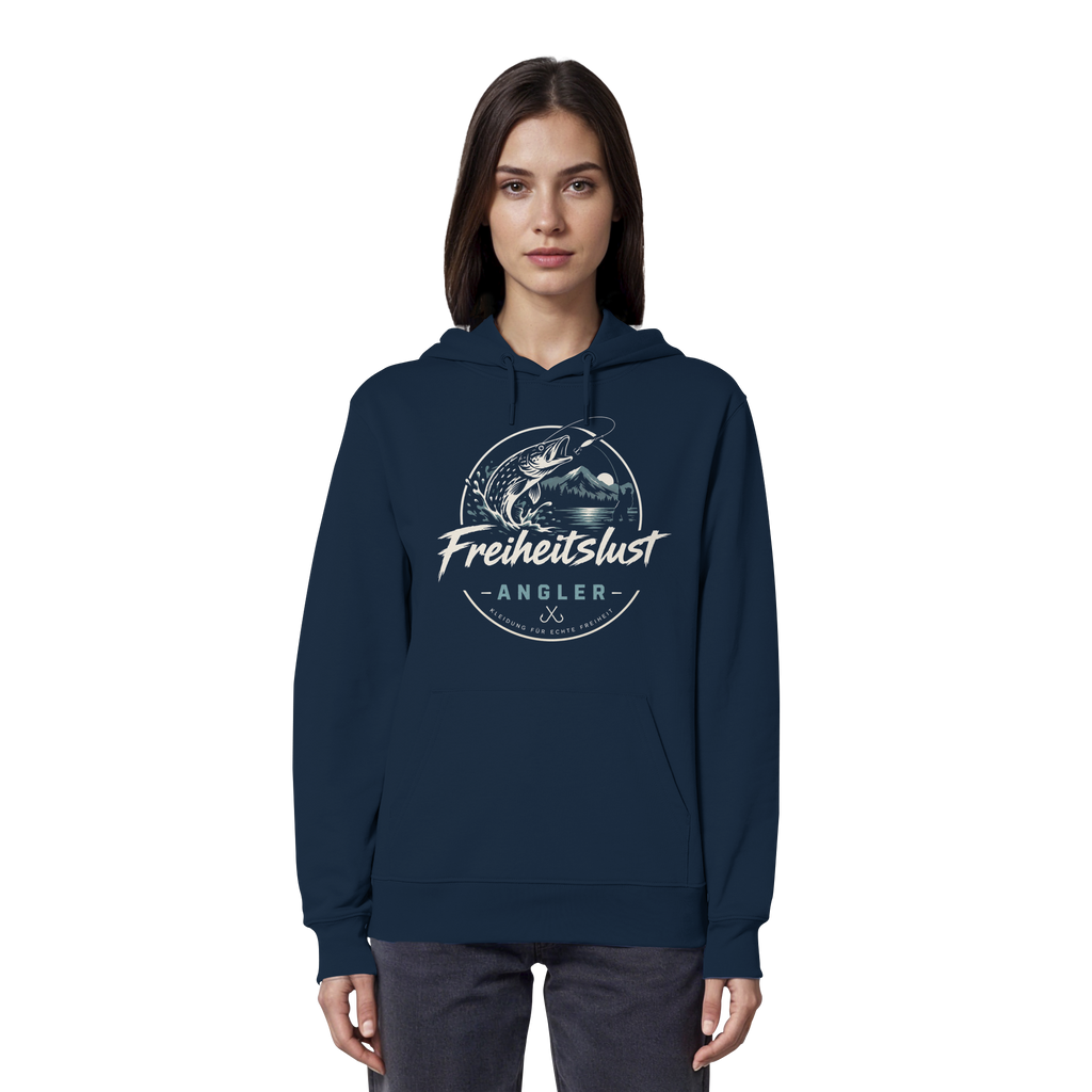 Freiheitslust Fishing - Organic Hoodie