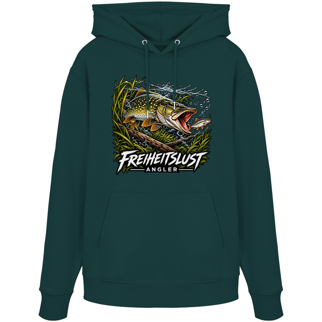 Freiheitslust Fishing Hoodie - Hecht Edition
