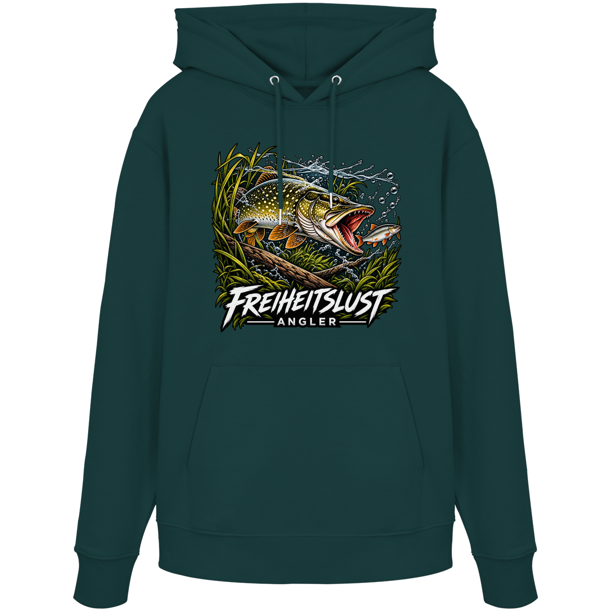 Freiheitslust Fishing Hoodie - Hecht Edition