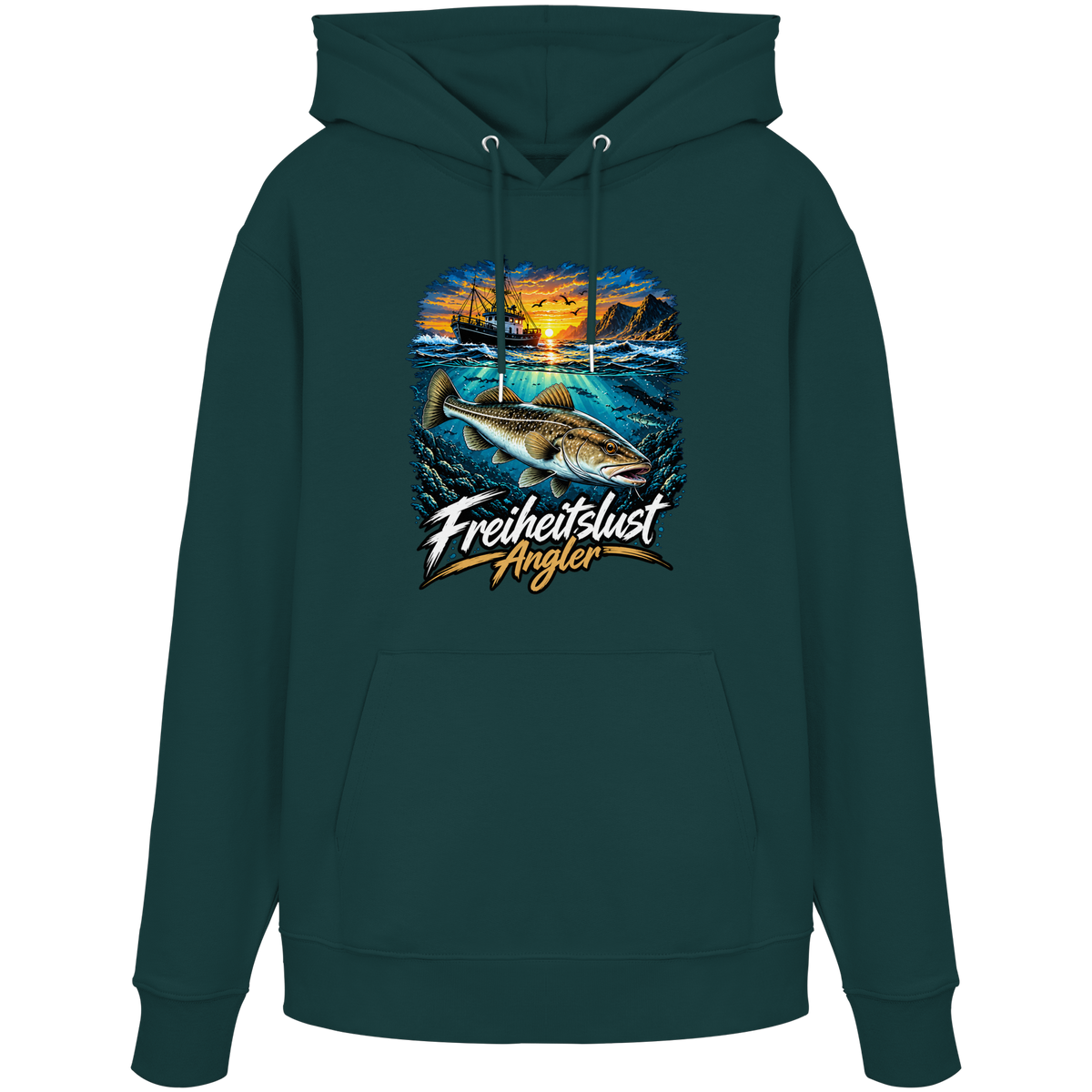 Freiheitslust Fishing Hoodie - Dorsch Edition