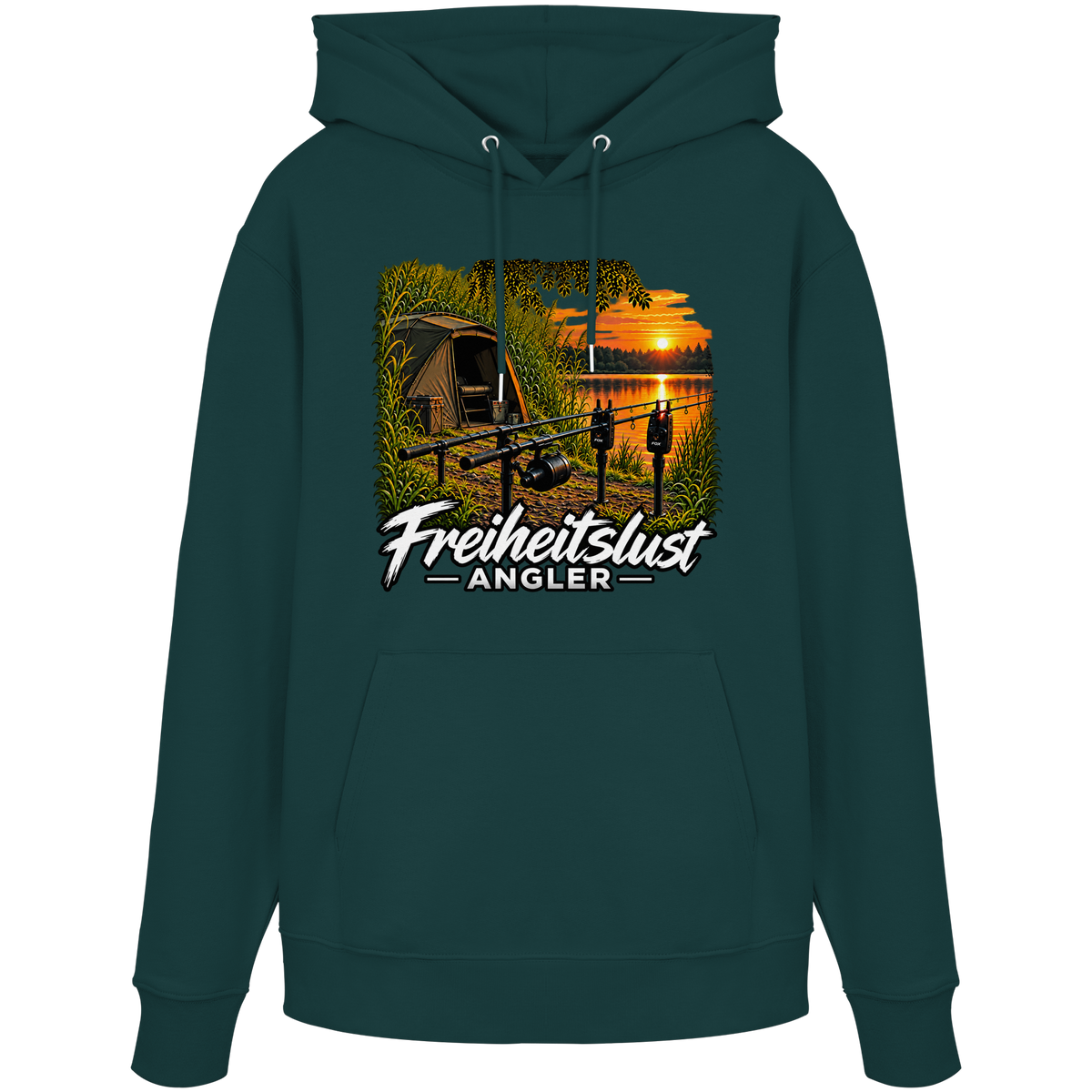 Freiheitslust Fishing Hoodie - Angelplatz