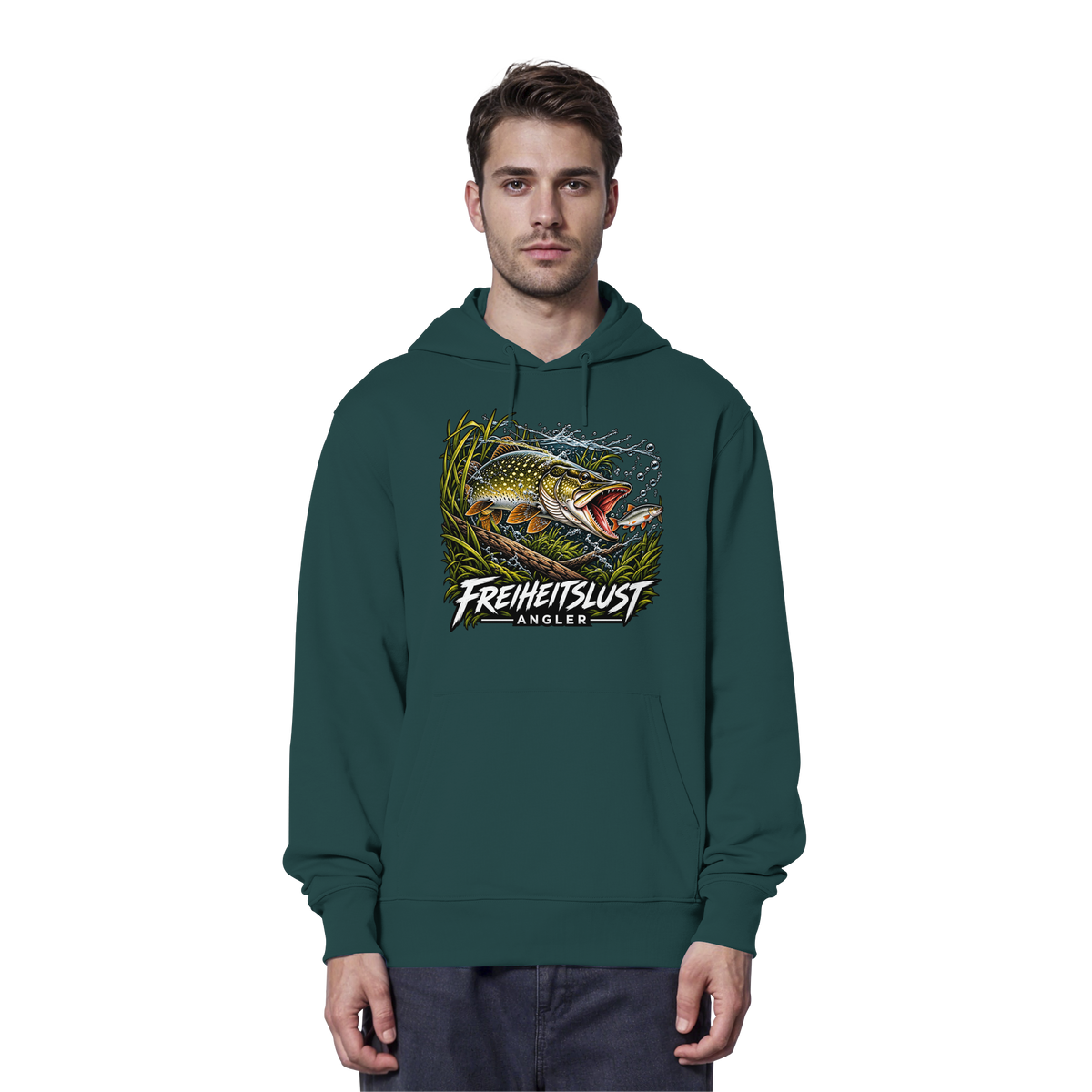 Freiheitslust Fishing Hoodie - Hecht Edition