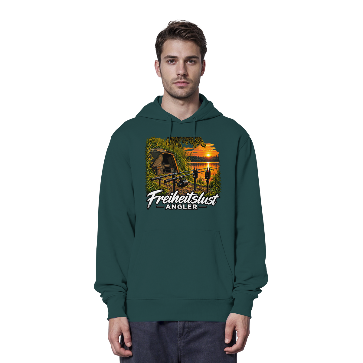 Freiheitslust Fishing Hoodie - Angelplatz