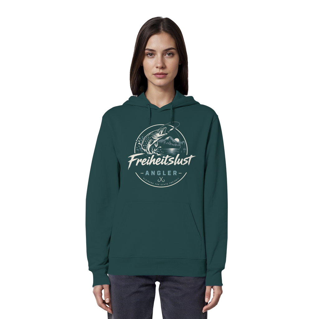 Freiheitslust Fishing - Organic Hoodie