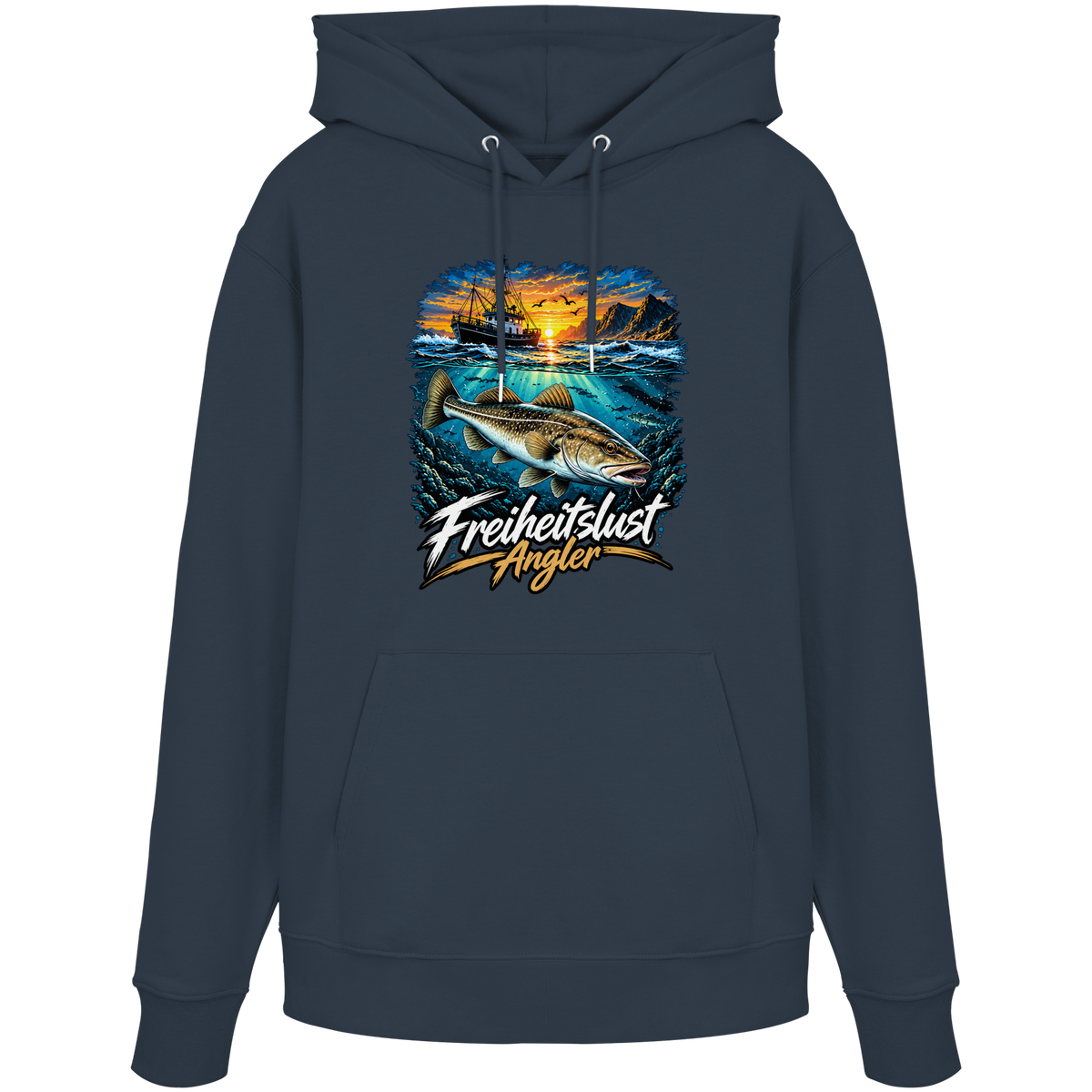 Freiheitslust Fishing Hoodie - Dorsch Edition
