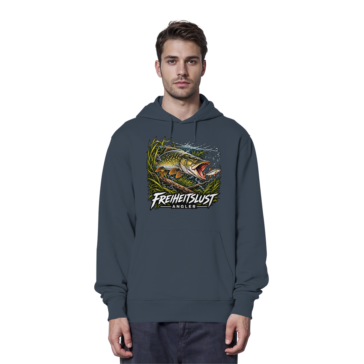 Freiheitslust Fishing Hoodie - Hecht Edition
