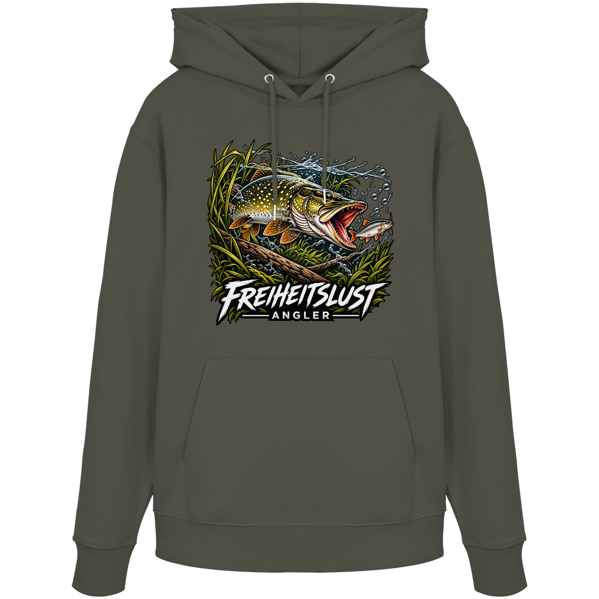 Freiheitslust Fishing Hoodie - Hecht Edition