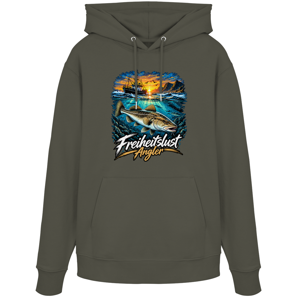 Freiheitslust Fishing Hoodie - Dorsch Edition