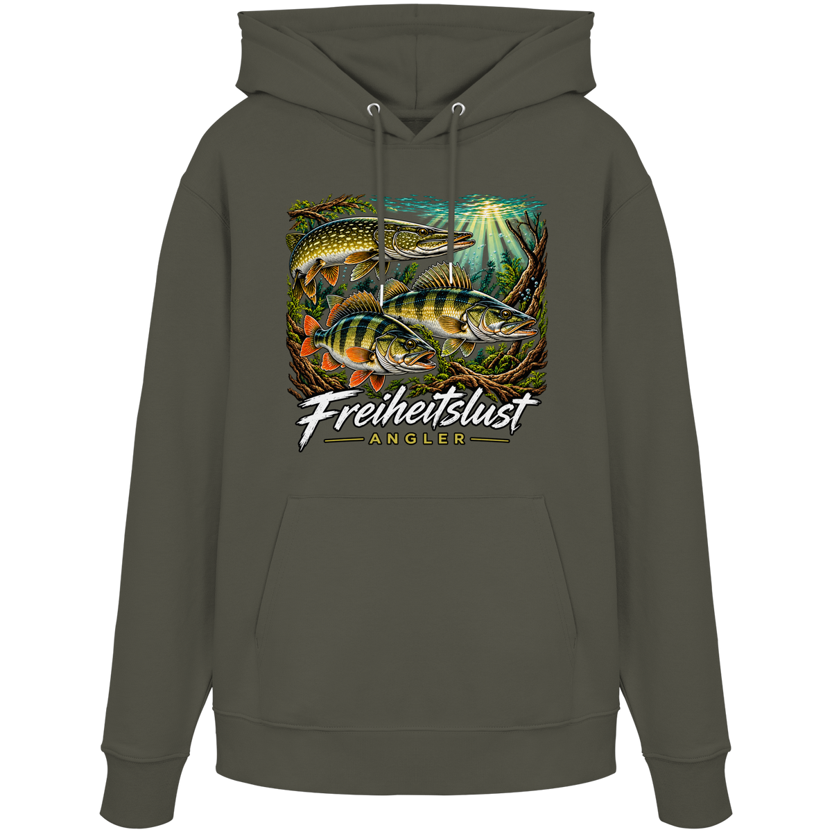 Freiheitslust Fishing Hoodie- Raubfisch Tripple