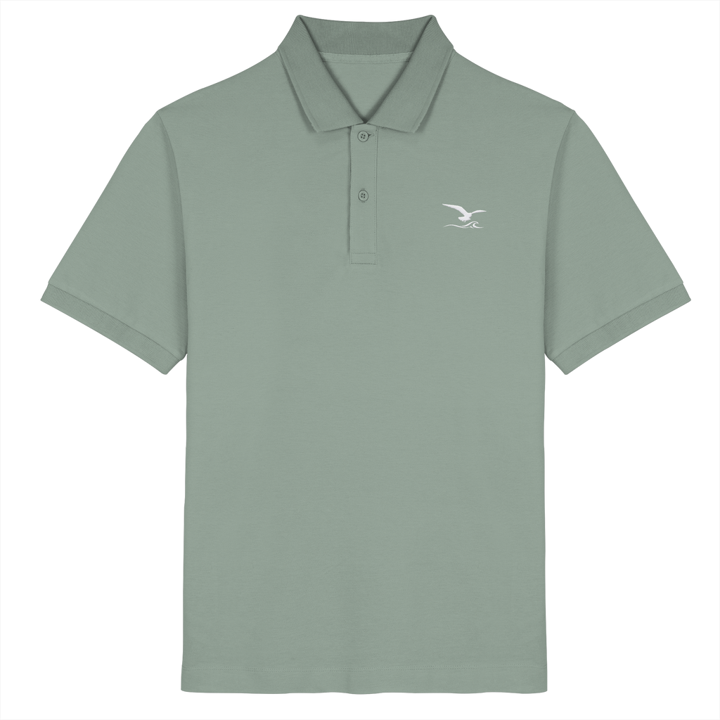 Herren Premium Poloshirt mit Stick - Network