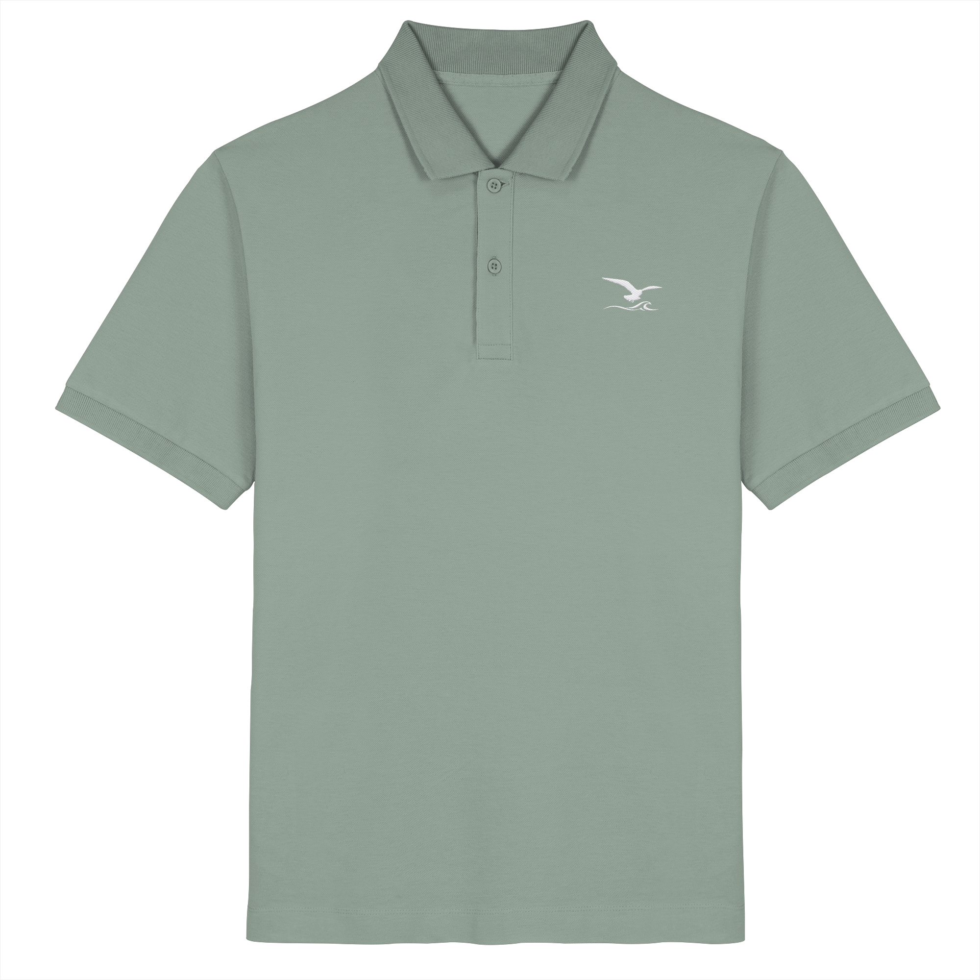 Herren Premium Poloshirt mit Stick - Network