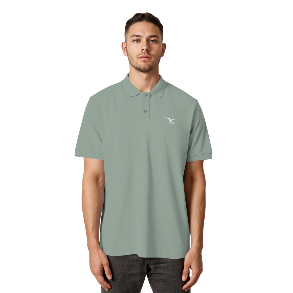 Herren Premium Poloshirt mit Stick - Network