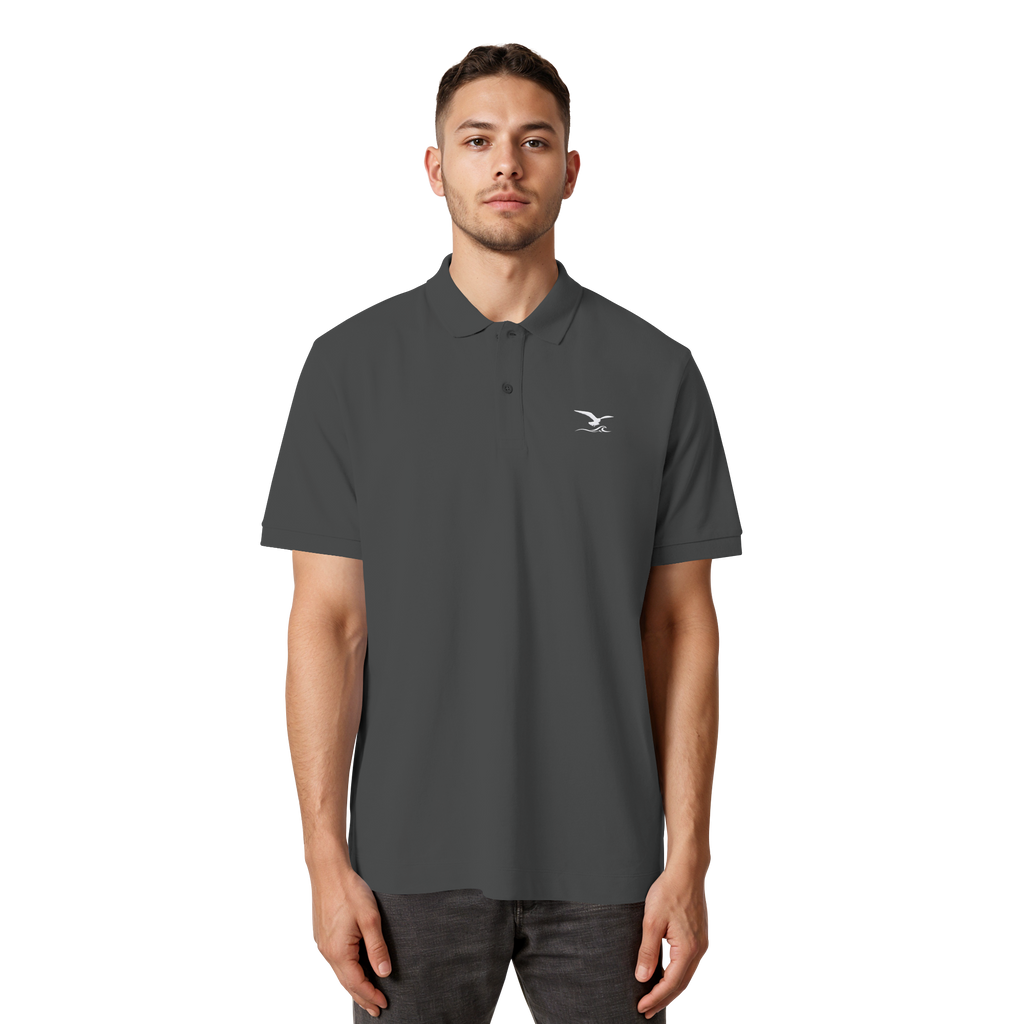 Herren Premium Poloshirt mit Stick - Network