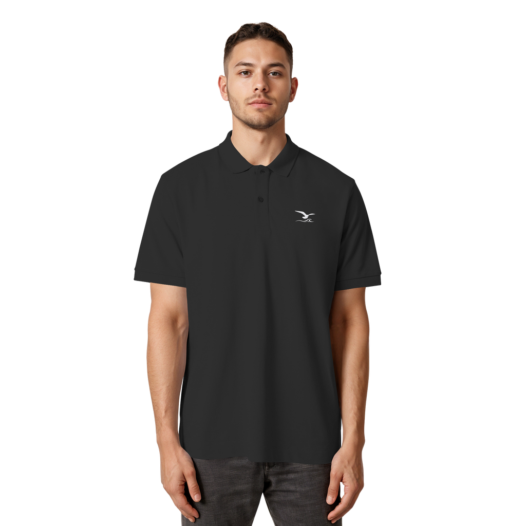 Herren Premium Poloshirt mit Stick - Network