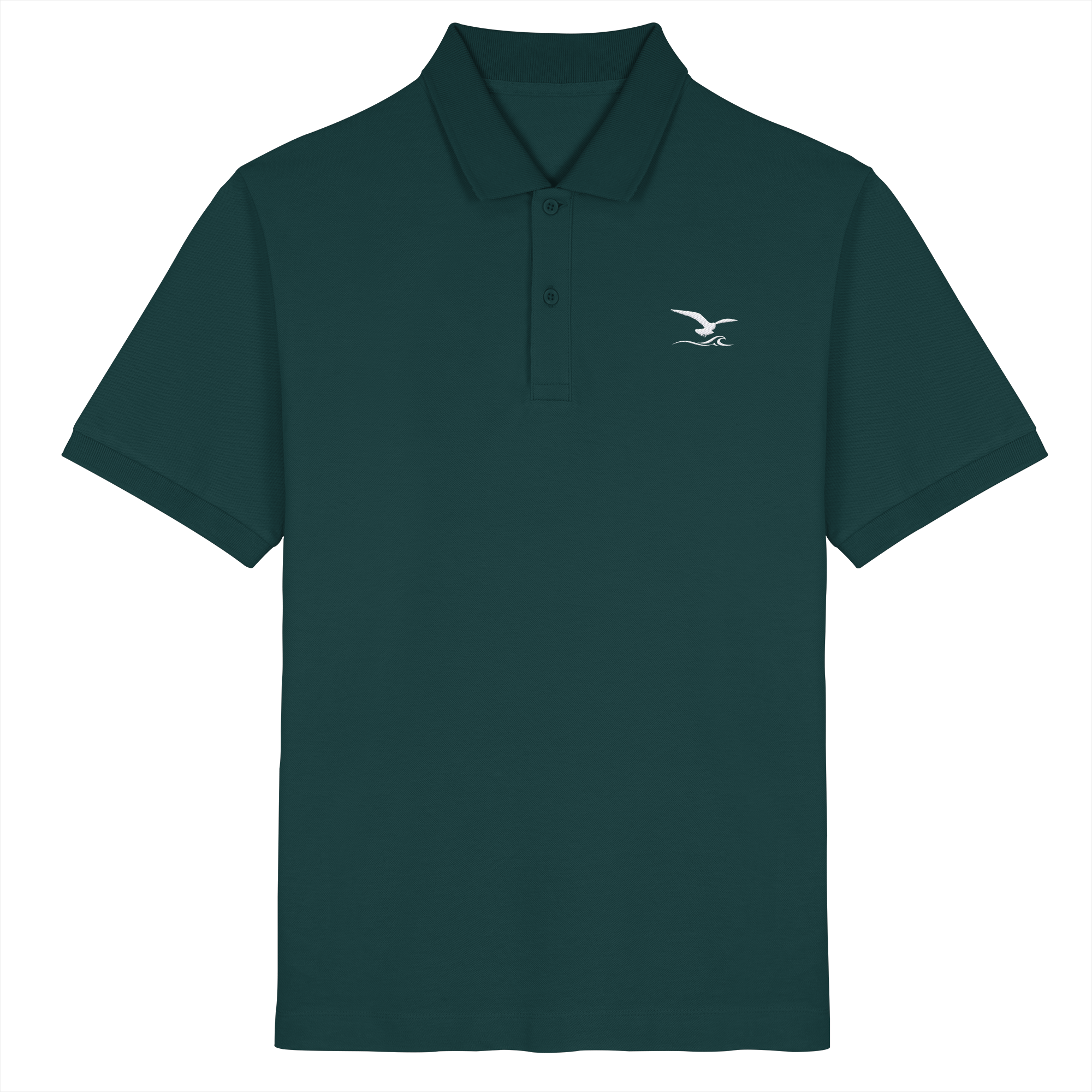 Herren Premium Poloshirt mit Stick - Network