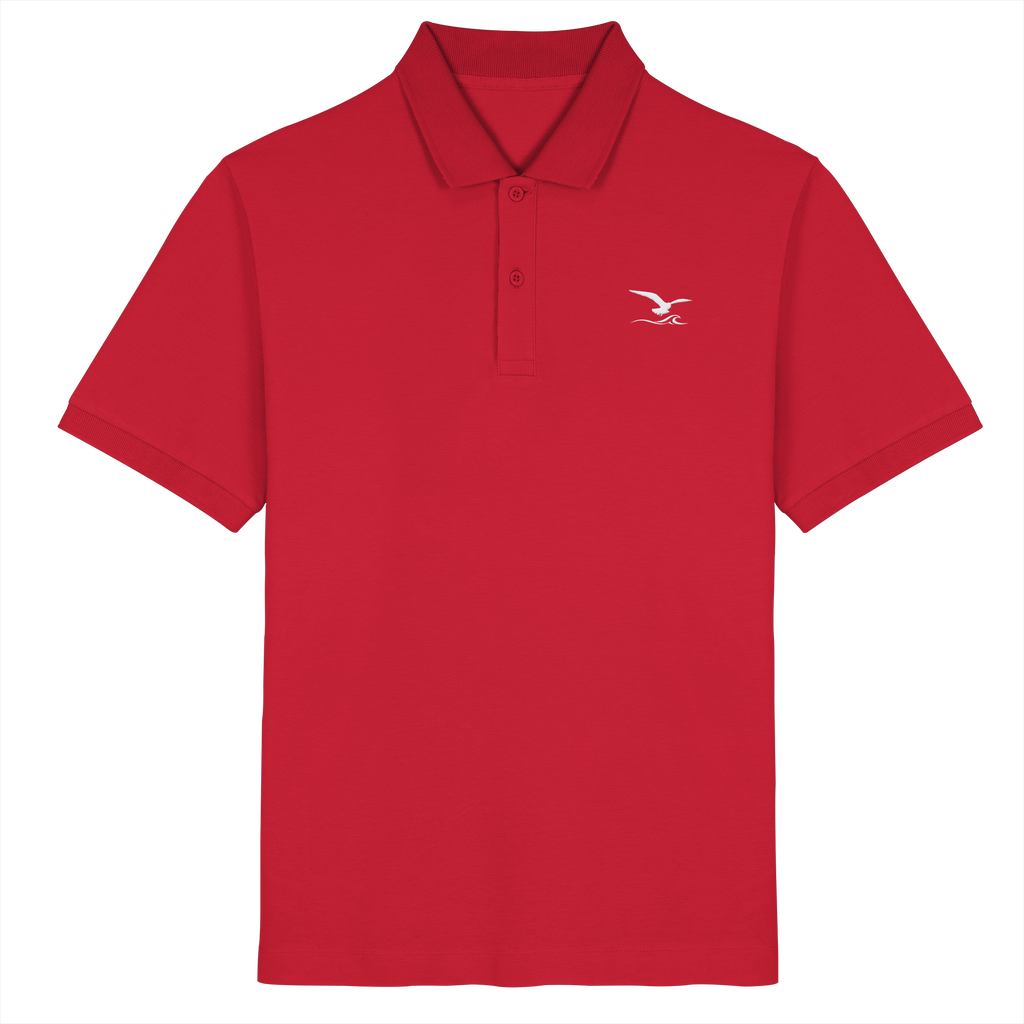 Herren Premium Poloshirt mit Stick - Network