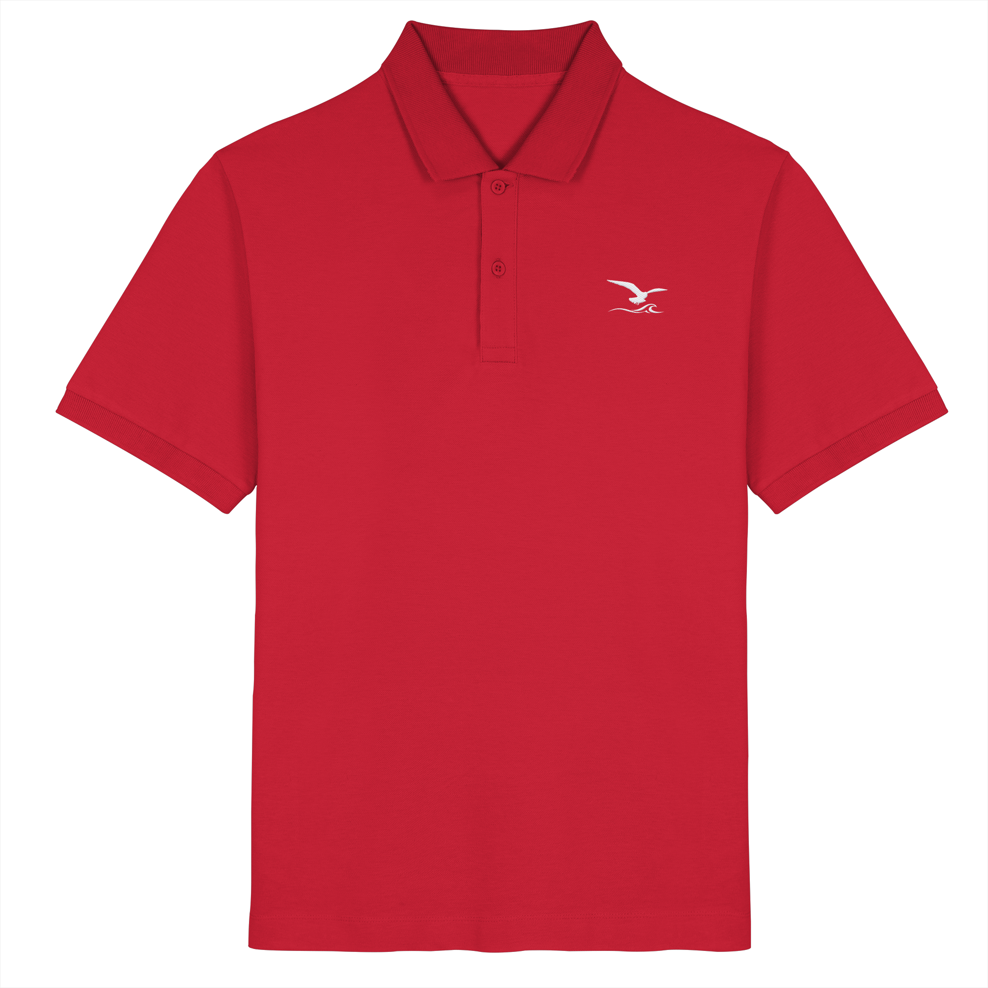 Herren Premium Poloshirt mit Stick - Network