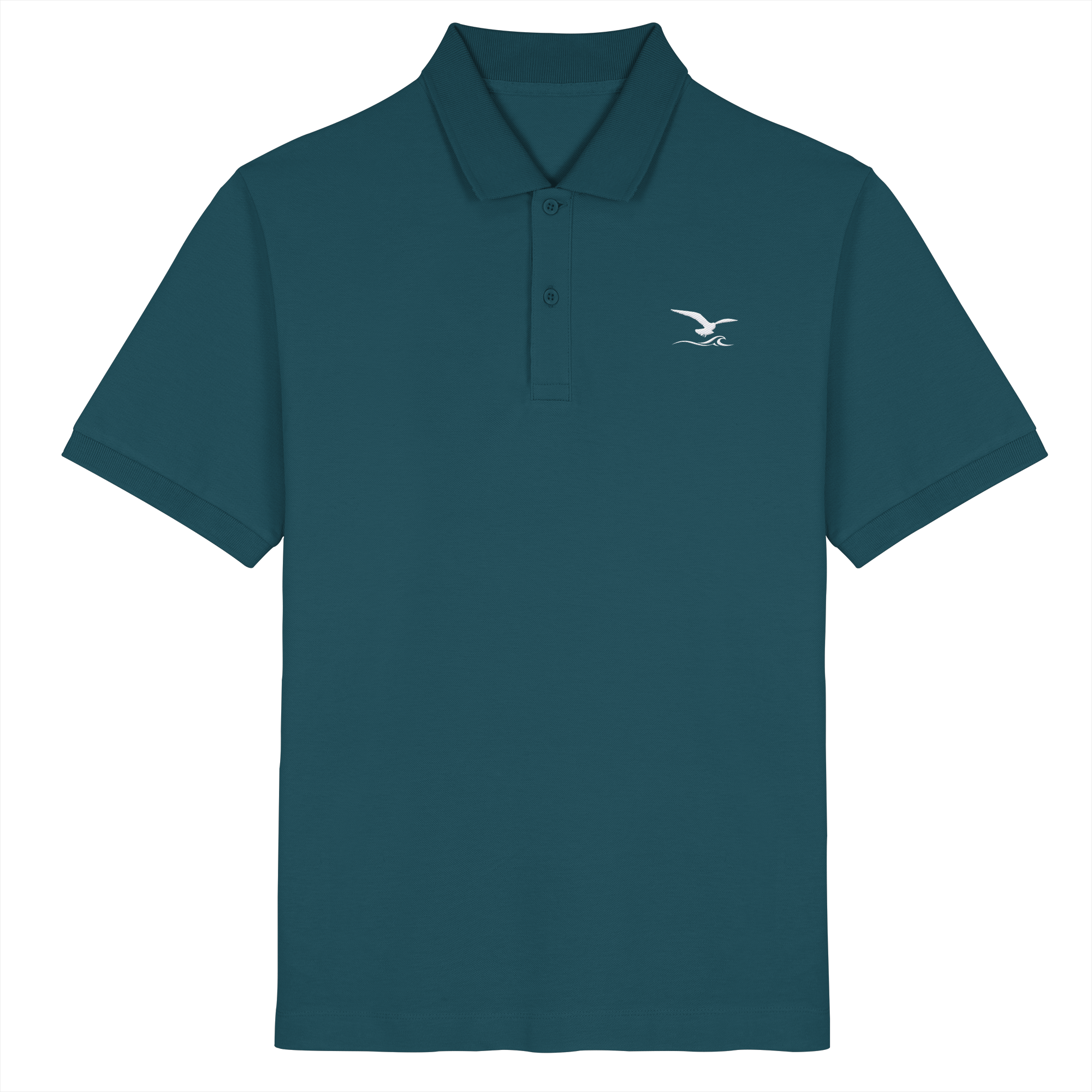 Herren Premium Poloshirt mit Stick - Network