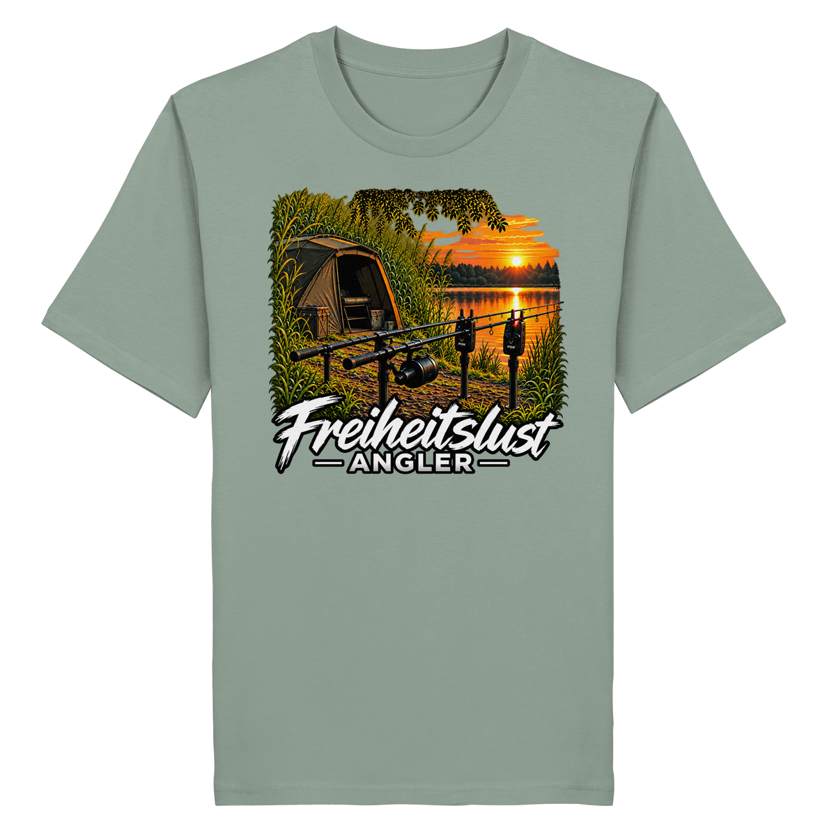 Freiheitslust Fishing T-Shirt - Angelplatz