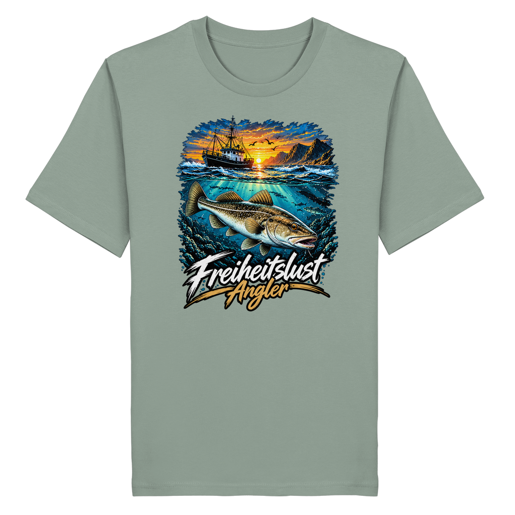 Freiheitslust Fishing T-Shirt - Dorsch Edition