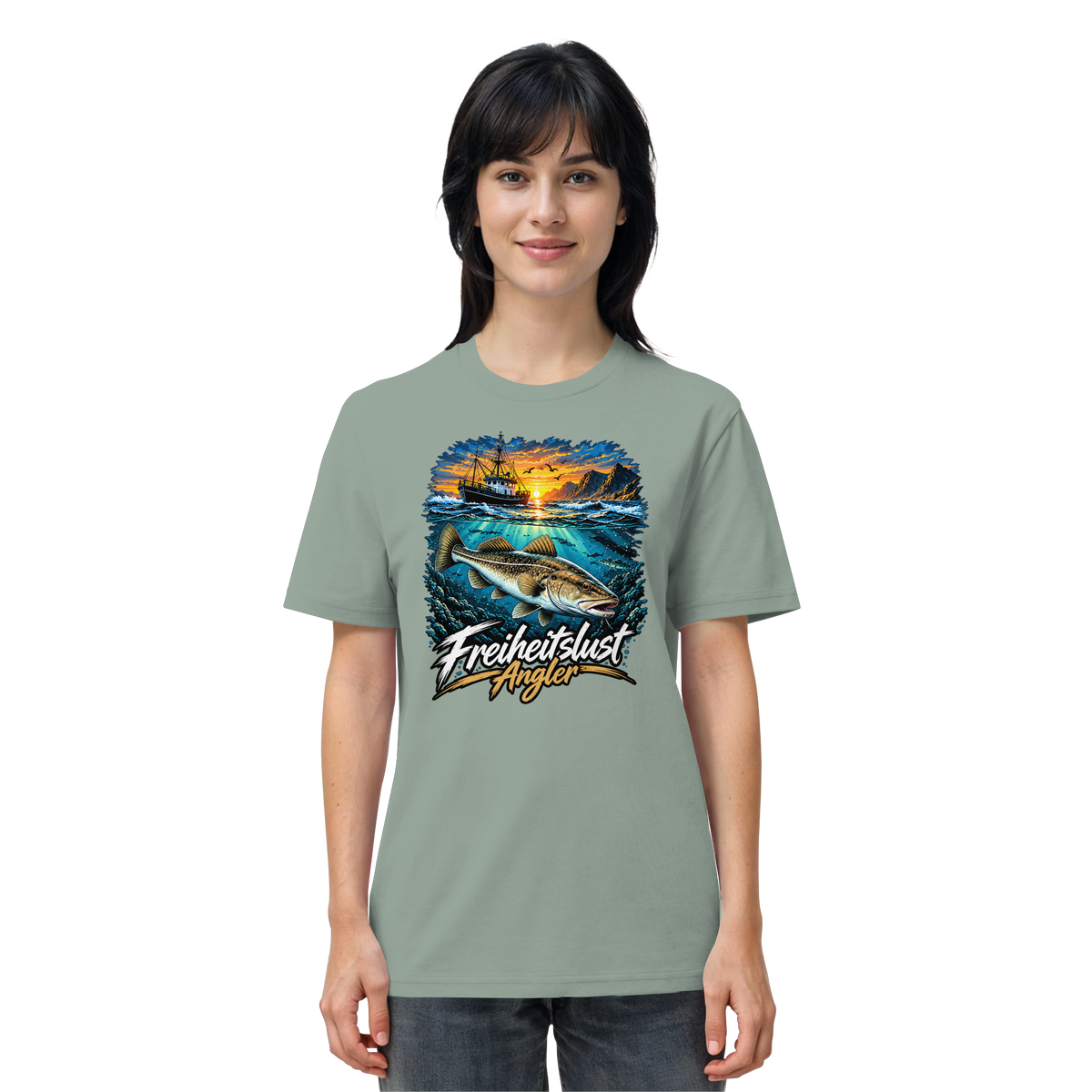 Freiheitslust Fishing T-Shirt - Dorsch Edition