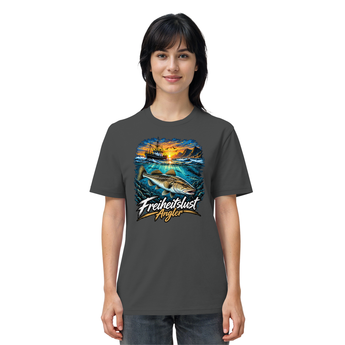 Freiheitslust Fishing T-Shirt - Dorsch Edition
