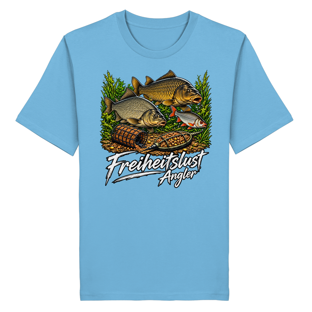 Freiheitslust Fishing T-Shirt - Feeder-Power
