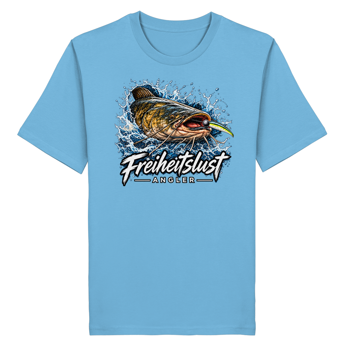 Freiheitslust Fishing T-Shirt - Waller Edition