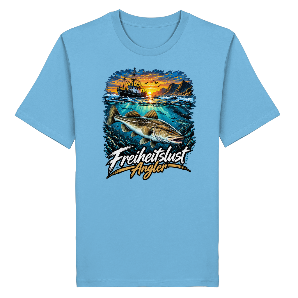 Freiheitslust Fishing T-Shirt - Dorsch Edition