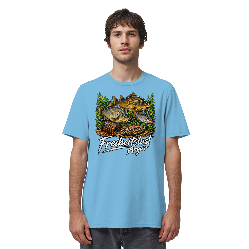 Freiheitslust Fishing T-Shirt - Feeder-Power