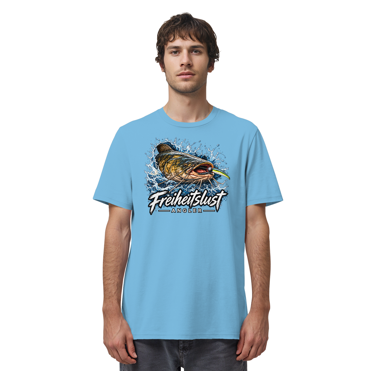 Freiheitslust Fishing T-Shirt - Waller Edition