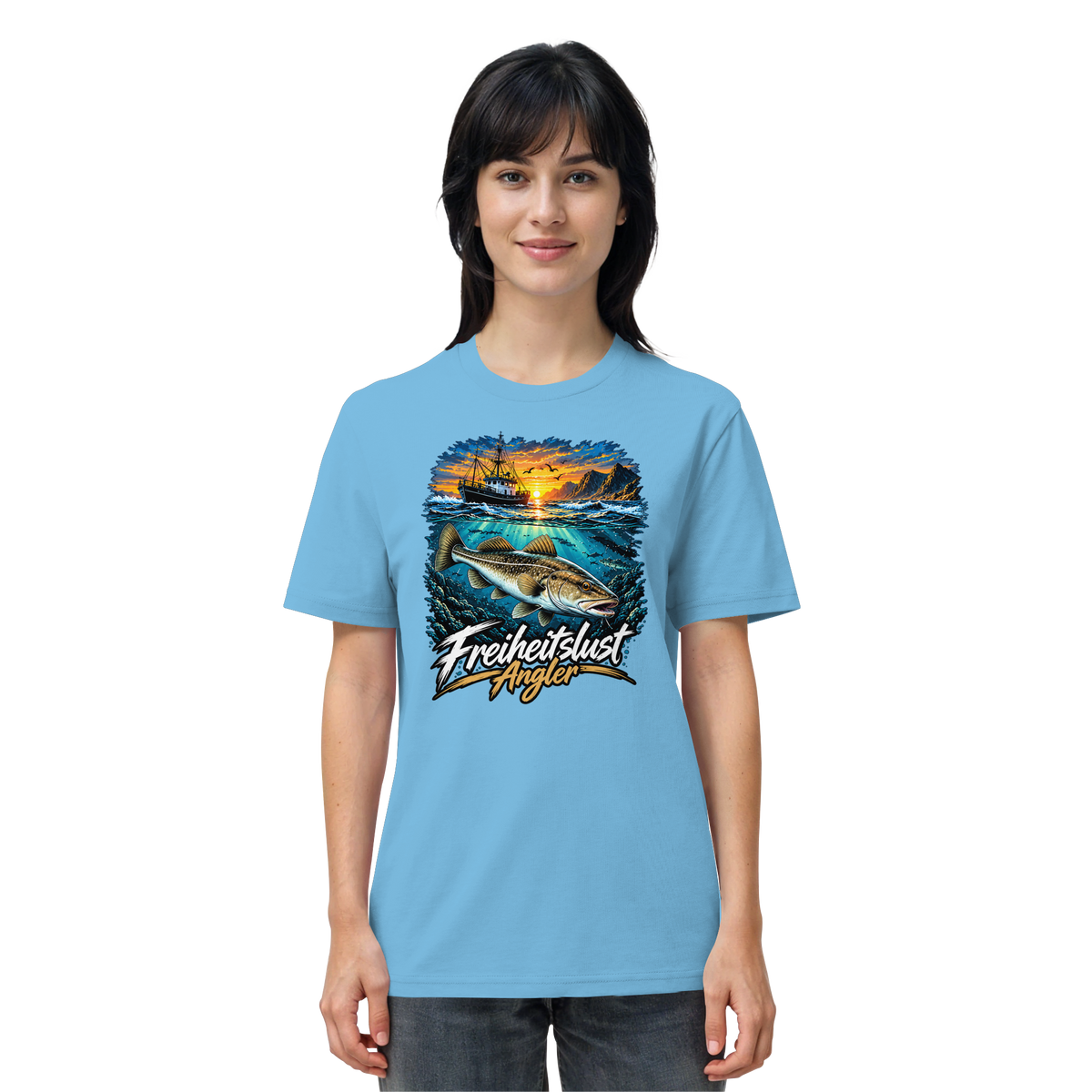 Freiheitslust Fishing T-Shirt - Dorsch Edition