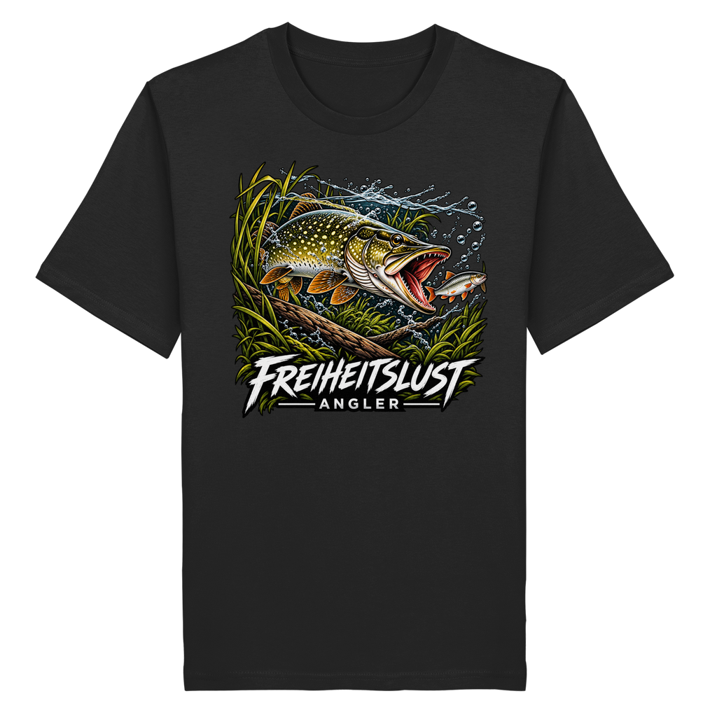 Freiheitslust Fishing T-Shirt - Hecht Edition